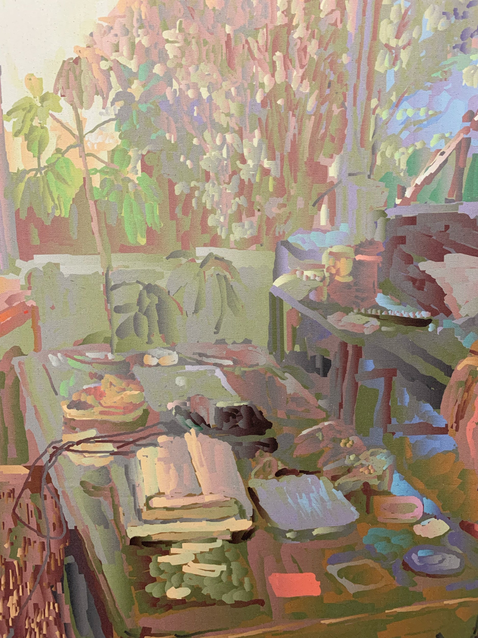 Living Room at Golden Hour