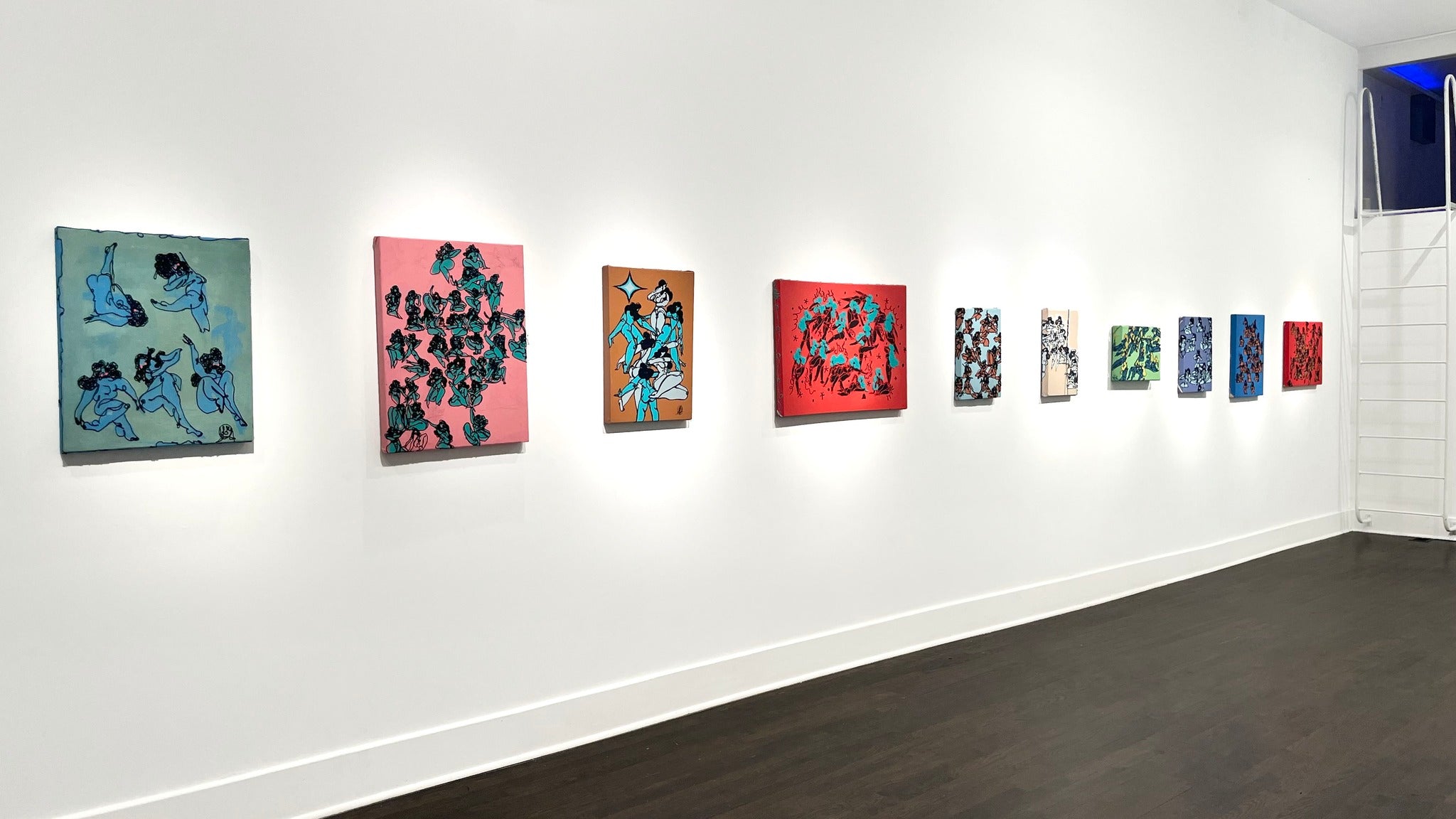 Lilac on Purple (Figure Study)