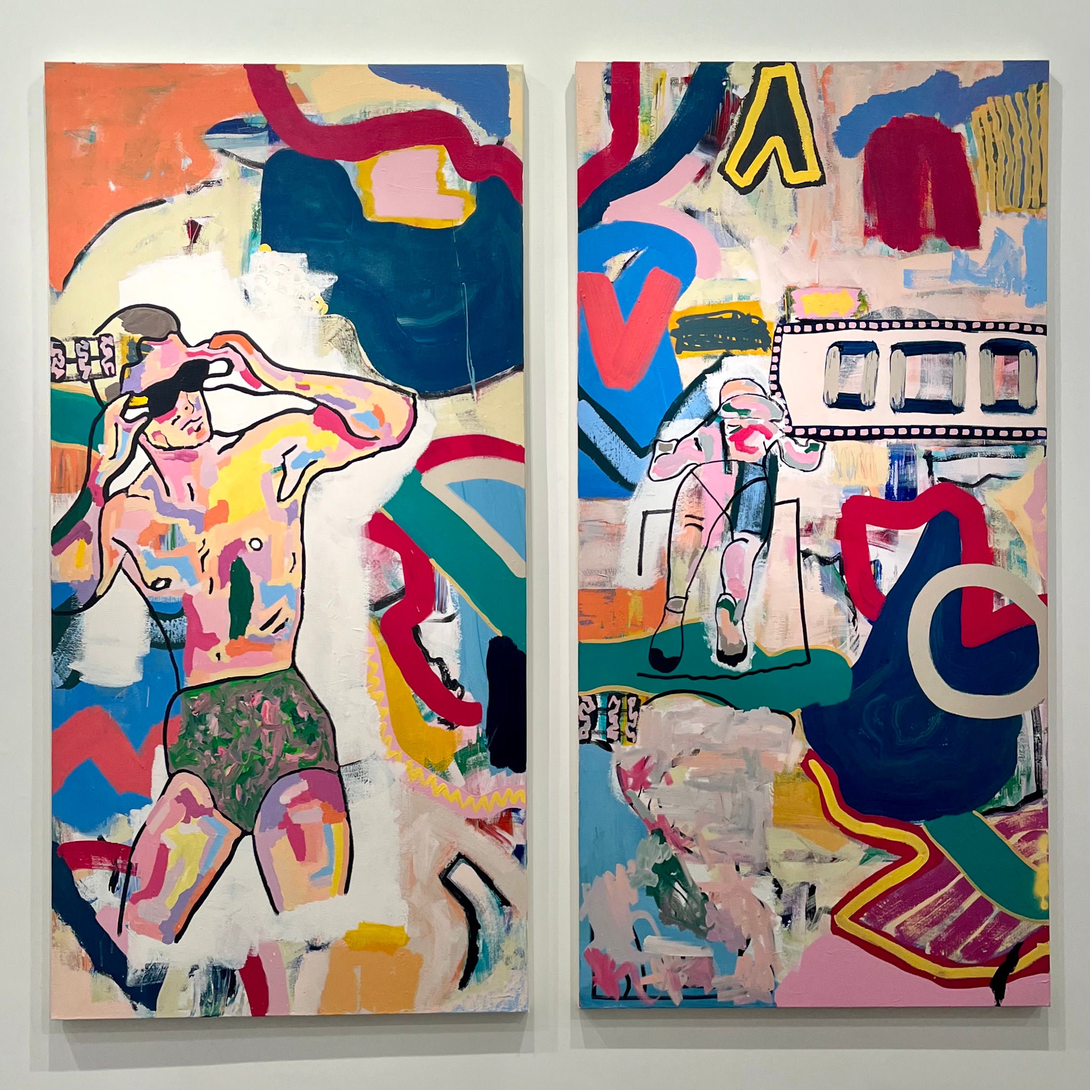 The End Crowd (Diptych)