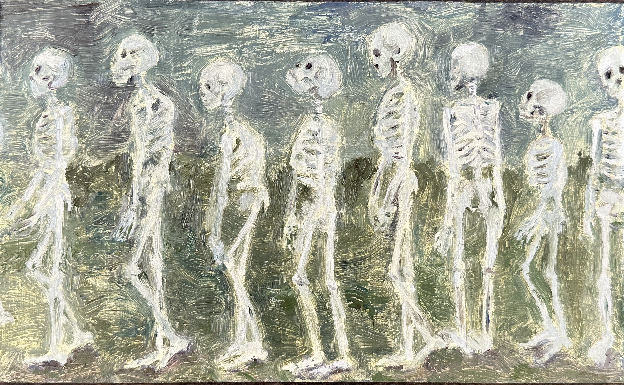 Waiting In Line For The Genitalia Inspection