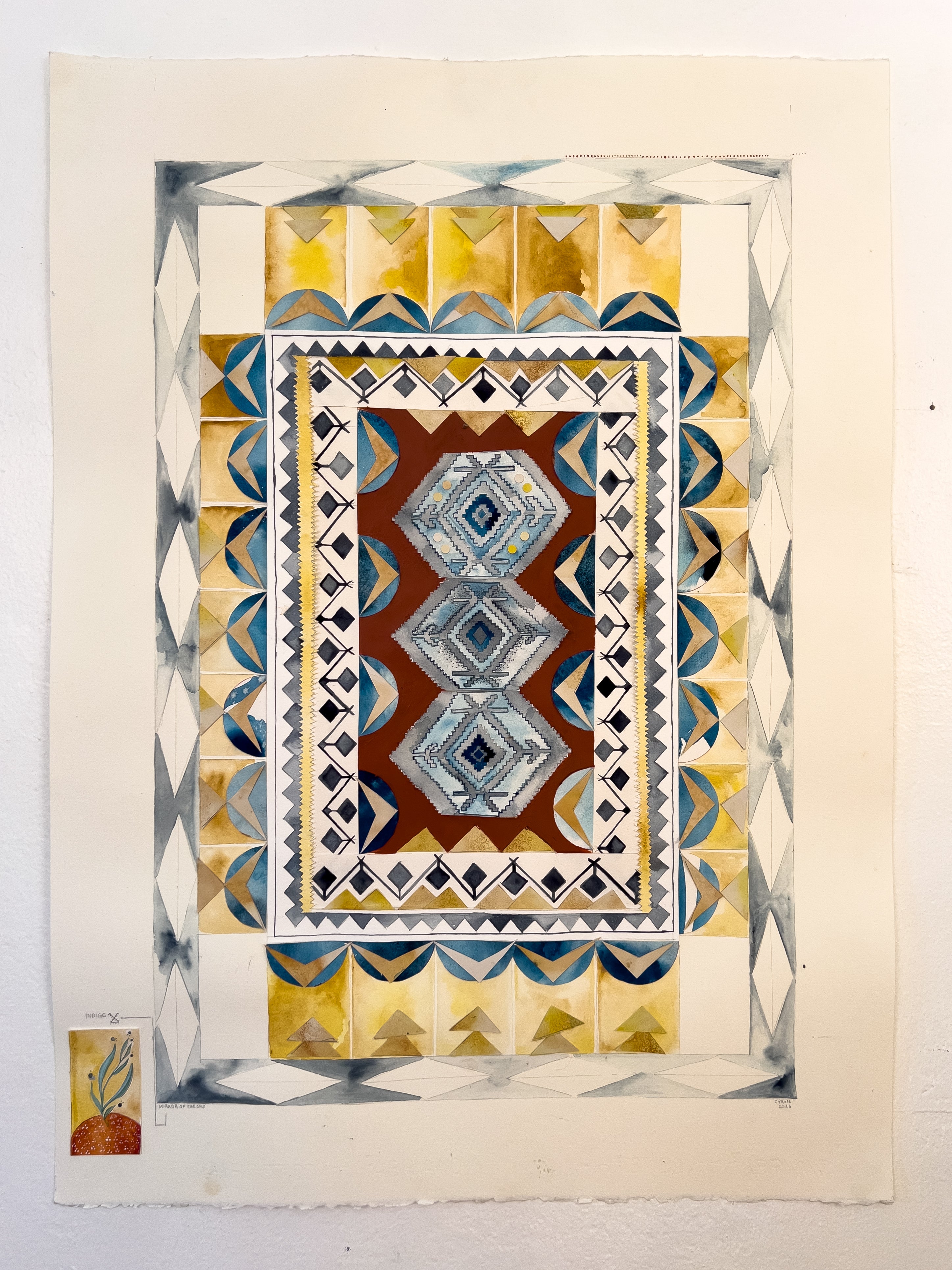 Tapestry Study (Indigo)