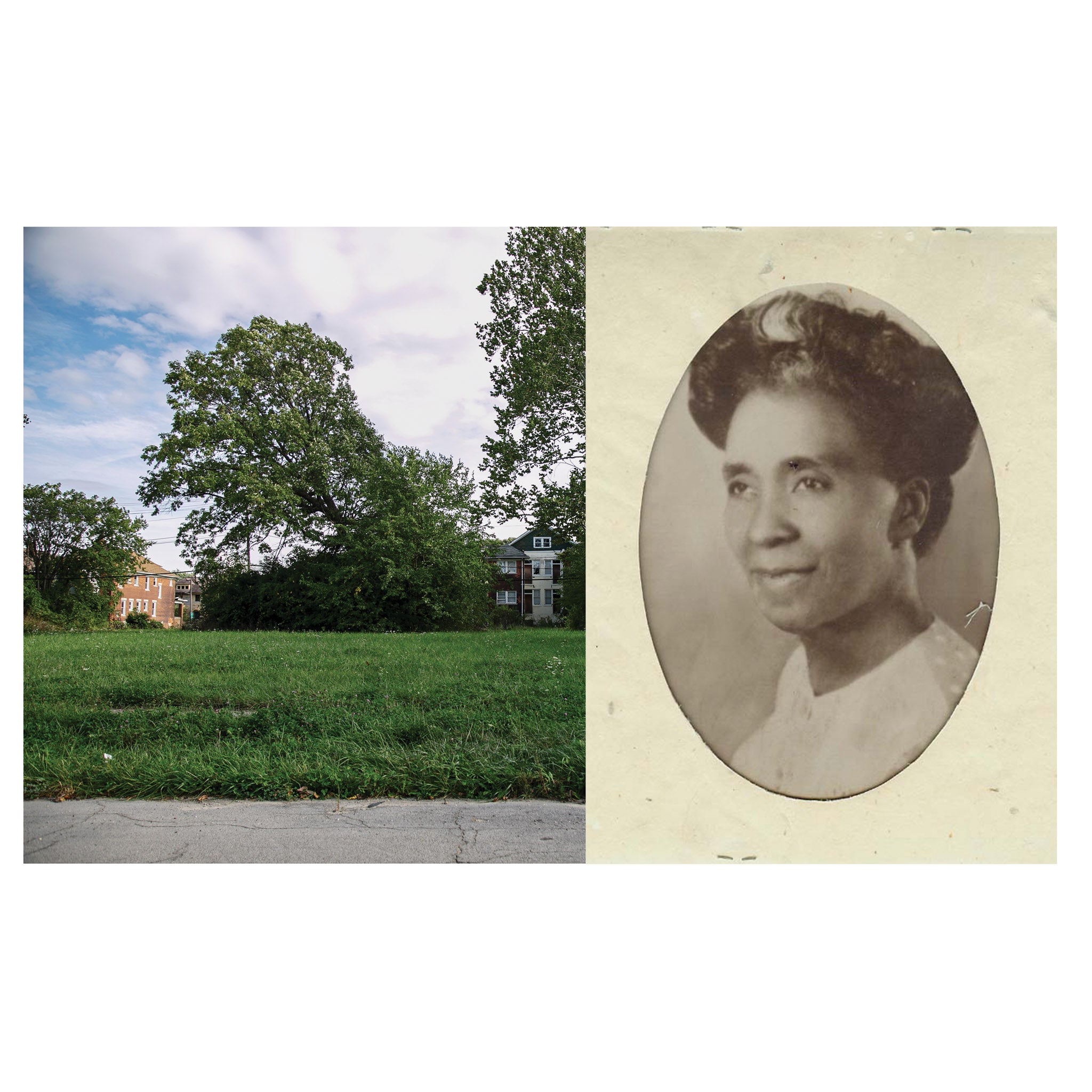 my great grandmother used to live here (Displacement Detroit series)