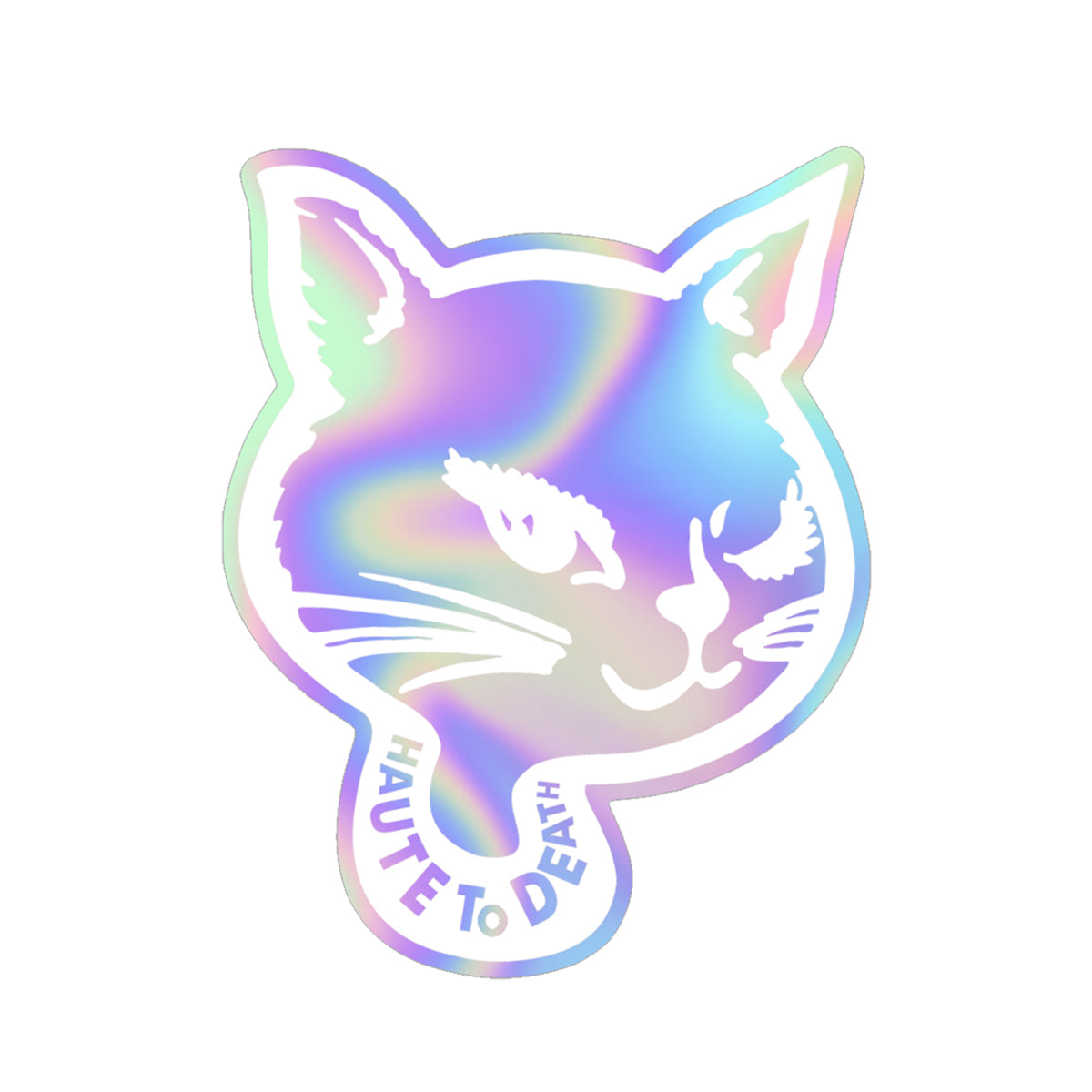 Winking Kitty H2D Sticker