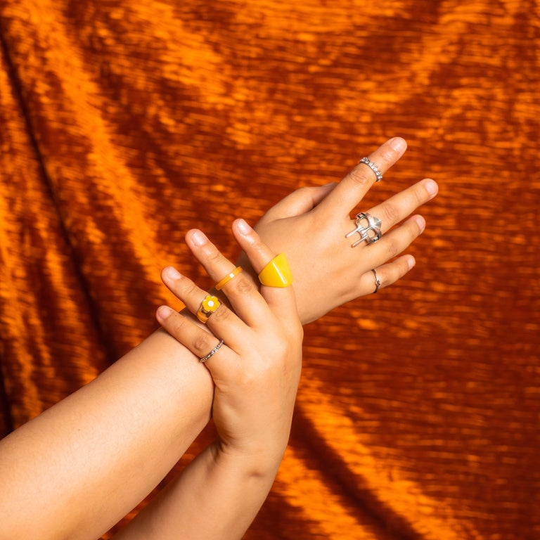 Hands of Someone with Many Talents