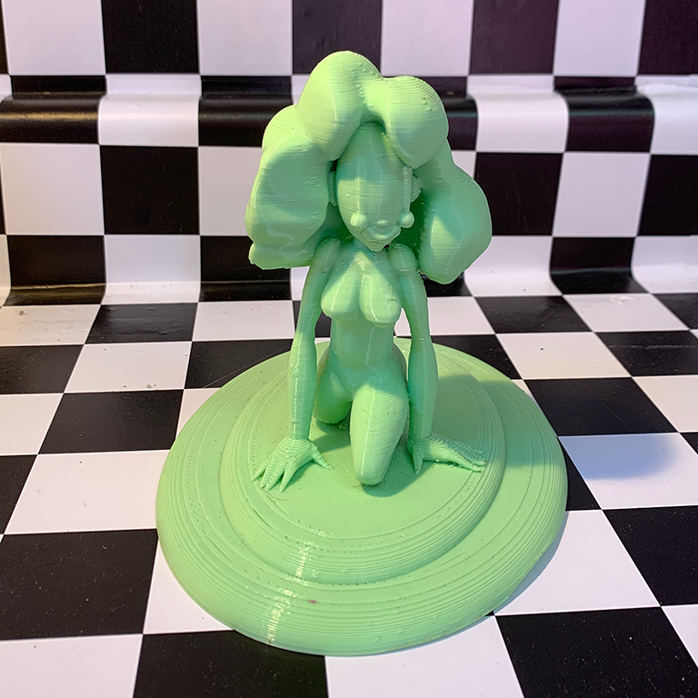 3D Printed Athena Sculpture