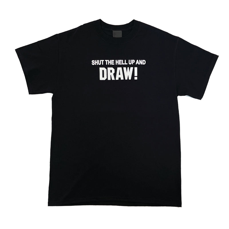 Draw Shut Up 'Shut up & Draw!' T-Shirt โ PLAYGROUND DETROIT