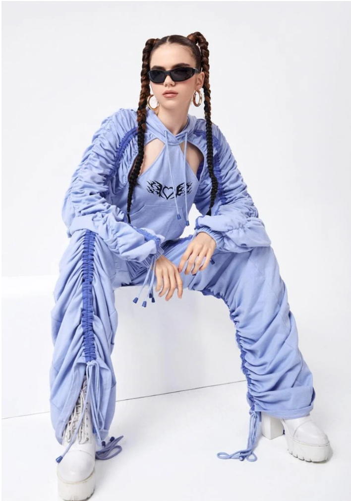 Virtual Ascension Ruched Sweatpants