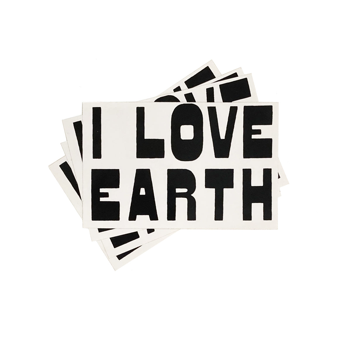 I Love Earth Sticker