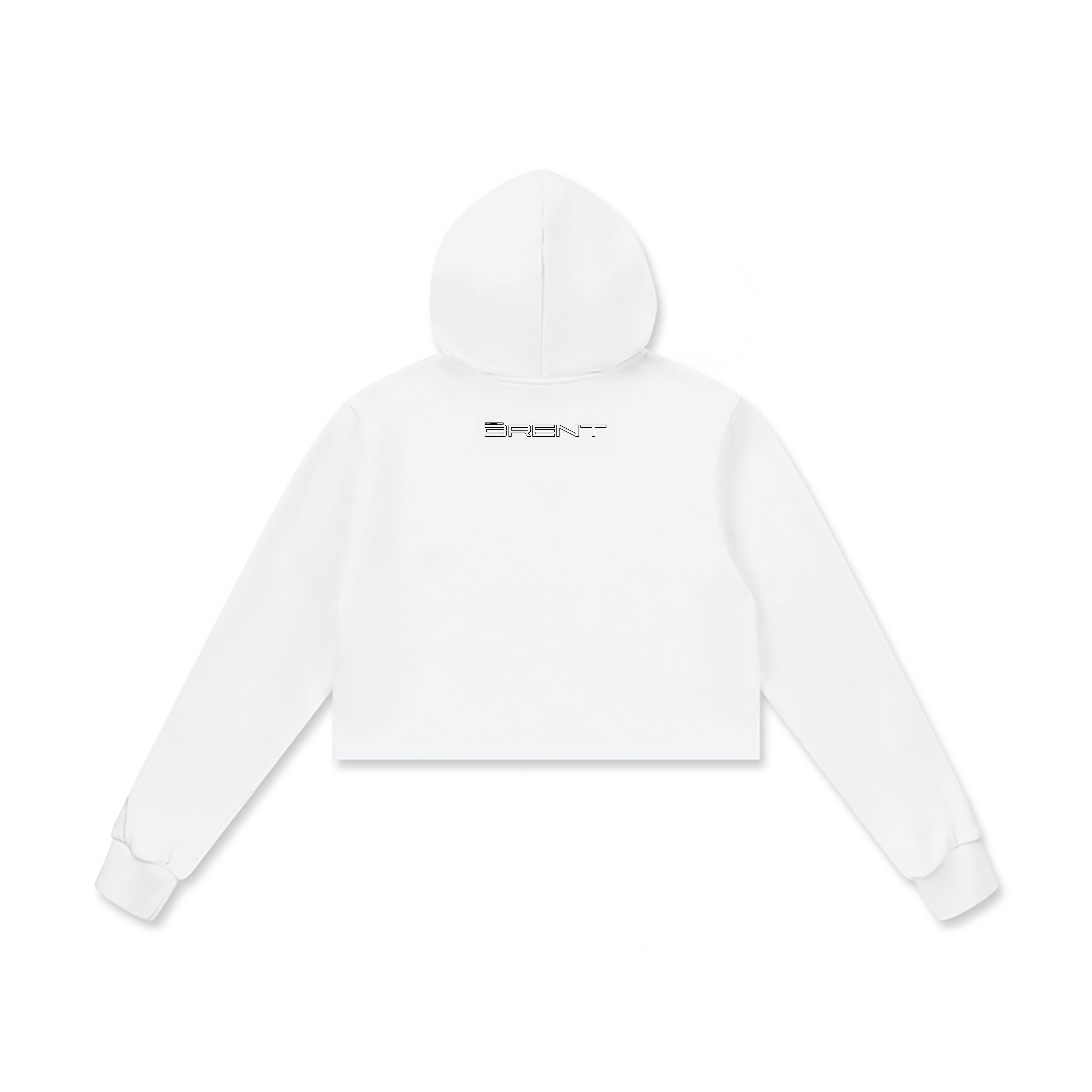 ‘Ferrari Lips’ Crop Hoodie