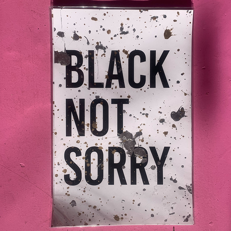 Black Not Sorry® Print