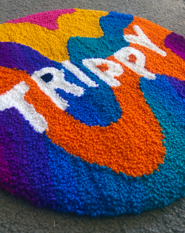 Trippy Handmade Rug